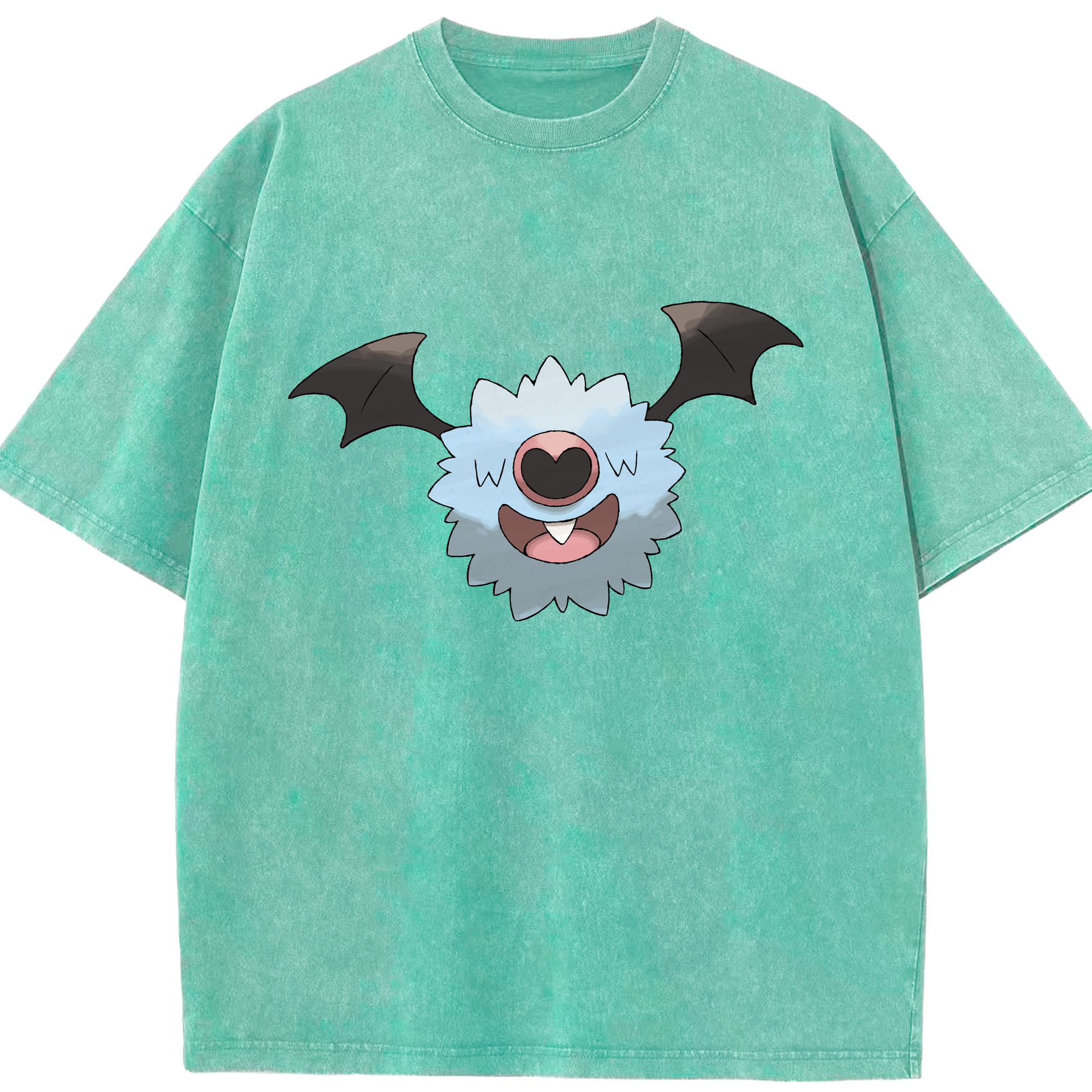 （画像用） ポケットモンスター Pokémon 綿100% ヴィンテージ風 半袖Tシャツ（フロントプリント）